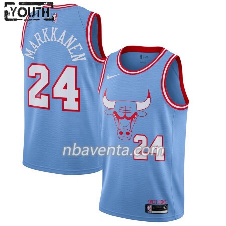 Camiseta Niños Chicago Bulls Lauri Markkanen 24 2019-20 Nike City Edition Swingman
